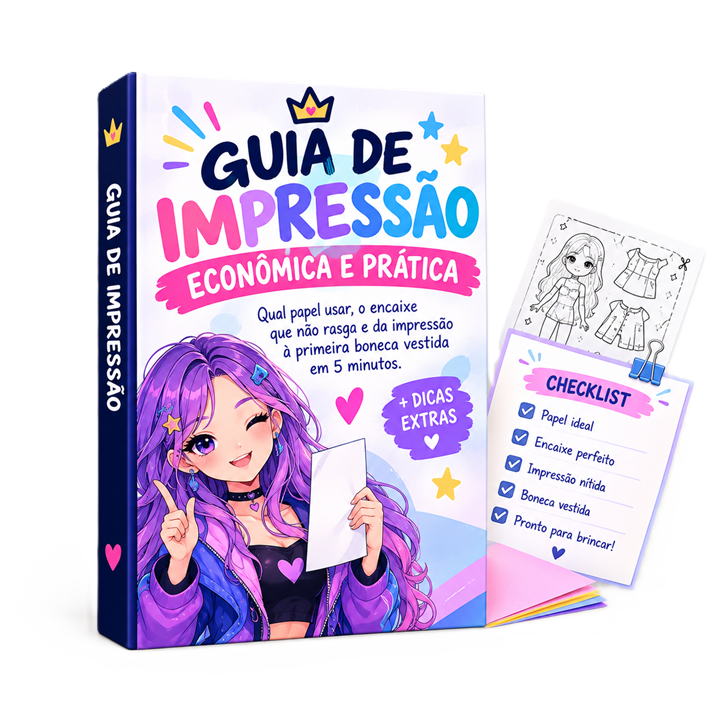 Bônus Guia de Impressão Econômica com dicas de papel e tinta